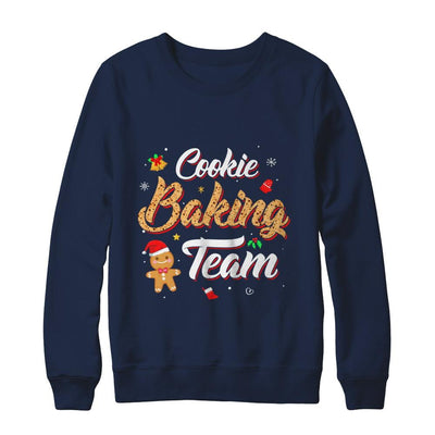 Cookie Baking Team Bakers Gingerbread Christmas-T-Shirt & Sweatshirt-Crewneck Sweatshirt-Navy