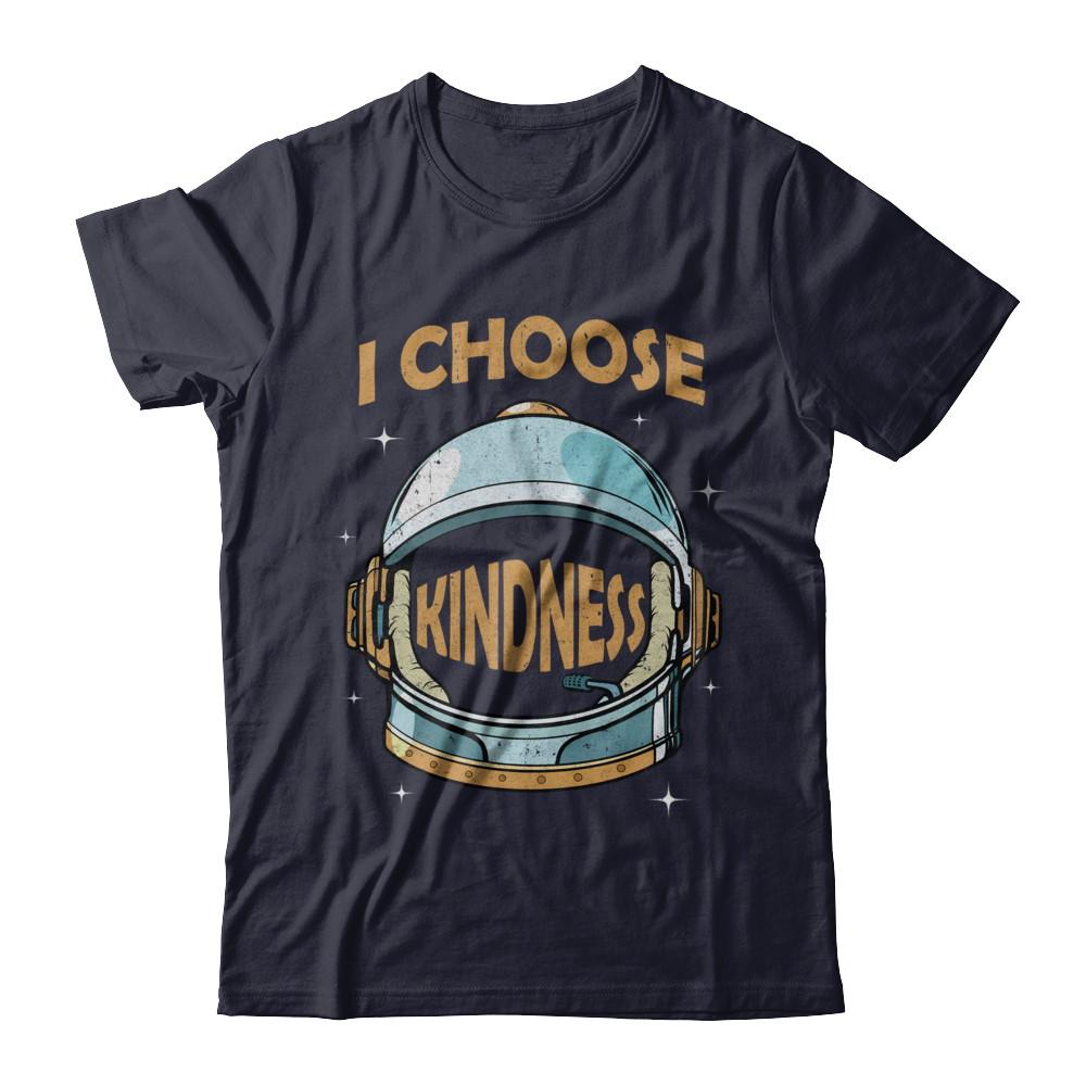 I Choose Kindness Day Teacher Be Kind Anti Bullying-T-Shirt & Hoodie-Premium T-Shirt-Midnight Navy