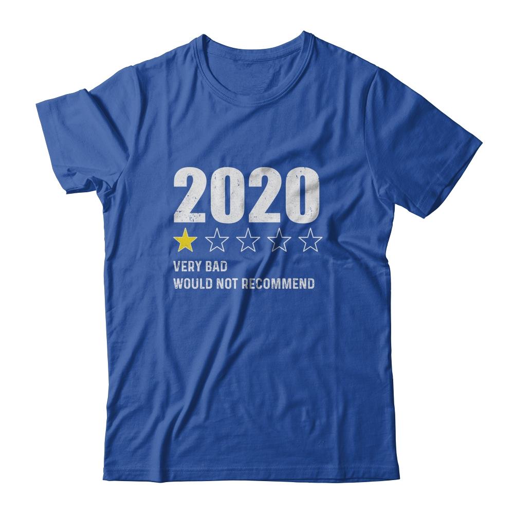 2020 One Star Rating Very Bad Would Not Recommend Funny-T-Shirt & Hoodie-Classic T-Shirt-Royal