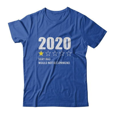 2020 One Star Rating Very Bad Would Not Recommend Funny-T-Shirt & Hoodie-Classic T-Shirt-Royal