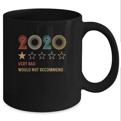 2020 One Star Rating Very Bad Would Not Recommend Mug-Coffee Mug-Mug-Black