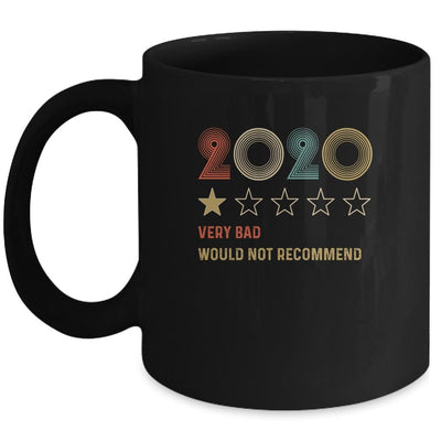 2020 One Star Rating Very Bad Would Not Recommend Mug-Coffee Mug-Mug-Black