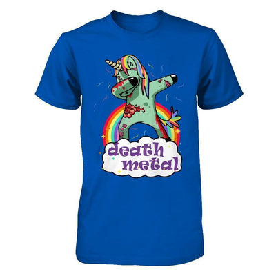 Dabbing Zombie Unicorn Death Metal Rocker-T-Shirt & Hoodie-Premium T-Shirt-Royal