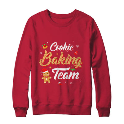 Cookie Baking Team Bakers Gingerbread Christmas-T-Shirt & Sweatshirt-Crewneck Sweatshirt-Red