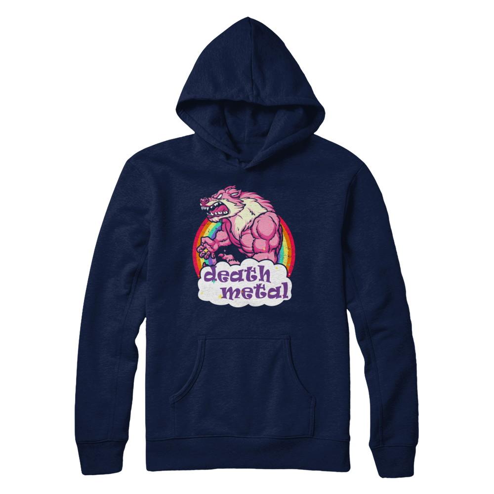 Bear Werewolf Death Metal-T-Shirt & Hoodie-Pullover Hoodie-Navy