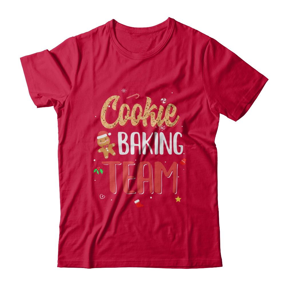 Cookie Baking Team Christmas Baking Team-T-Shirt & Sweatshirt-Classic T-Shirt-Red