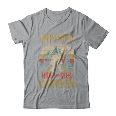 Vintage Bigfoot Undefeated Hide And Seek Champion-T-Shirt & Hoodie-Classic T-Shirt-Sport Grey