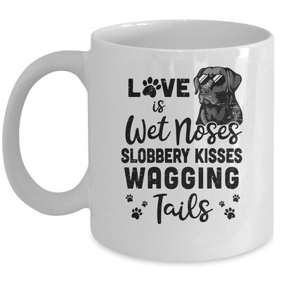 Black Labrador Retriever Love My Dog Saying Mug-Coffee Mug-Mug-White