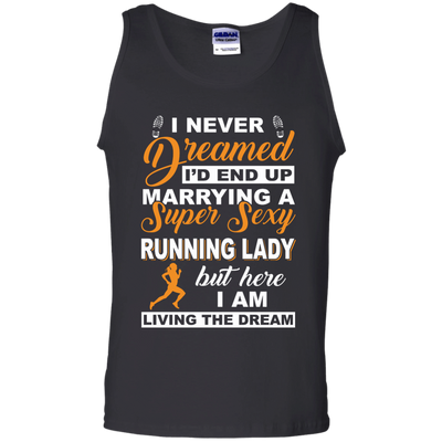 I'd End Up Marrying A Super Sexy Running Lady-T-Shirt & Hoodie-Unisex Tank-Black