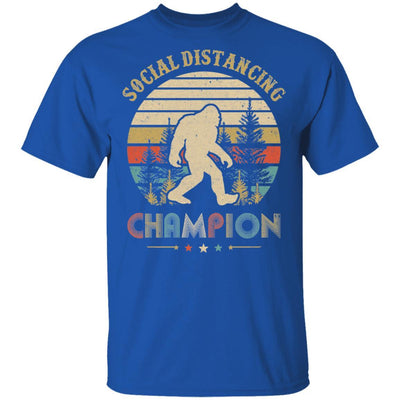 Bigfoot Social Distancing Champion-T-Shirt & Hoodie-Classic T-Shirt-Royal