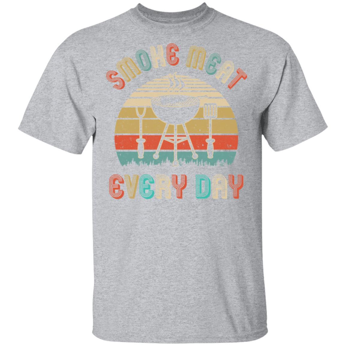 BBQ Barbecue Smoker Grilling Griller Chef Gifts-T-Shirt & Hoodie-Classic T-Shirt-Sport Grey