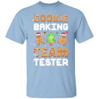 Cookie Baking Team Tester Gingerbread Christmas-T-Shirt & Sweatshirt-Classic T-Shirt-Light Blue