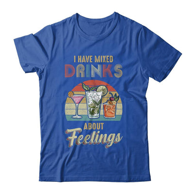 I Have Mixed Drinks About Feelings Bartender-T-Shirt & Tank Top-Classic T-Shirt-Royal