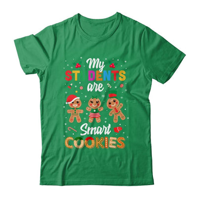 My Students Kids Are Smart Cookies Christmas Teacher Gift-T-Shirt & Sweatshirt-Classic T-Shirt-Irish Green