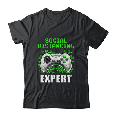 Social Distancing Expert Gaming Video Gamer Men Boys Gift-T-Shirt & Hoodie-Classic T-Shirt-Black