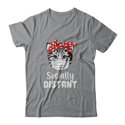 Social Distant Kitty Cat Quarantine-T-Shirt & Tank Top-Classic T-Shirt-Sport Grey