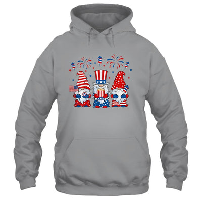 Three Gnomes Celebrating Independence Day 4th Of July-T-Shirt & Tank Top-Pullover Hoodie-Sport Grey