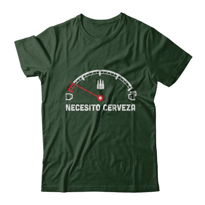Funny Saying Cars Necesito Cerveza I Need Beer-T-Shirt & Hoodie-Classic T-Shirt-Forest Green