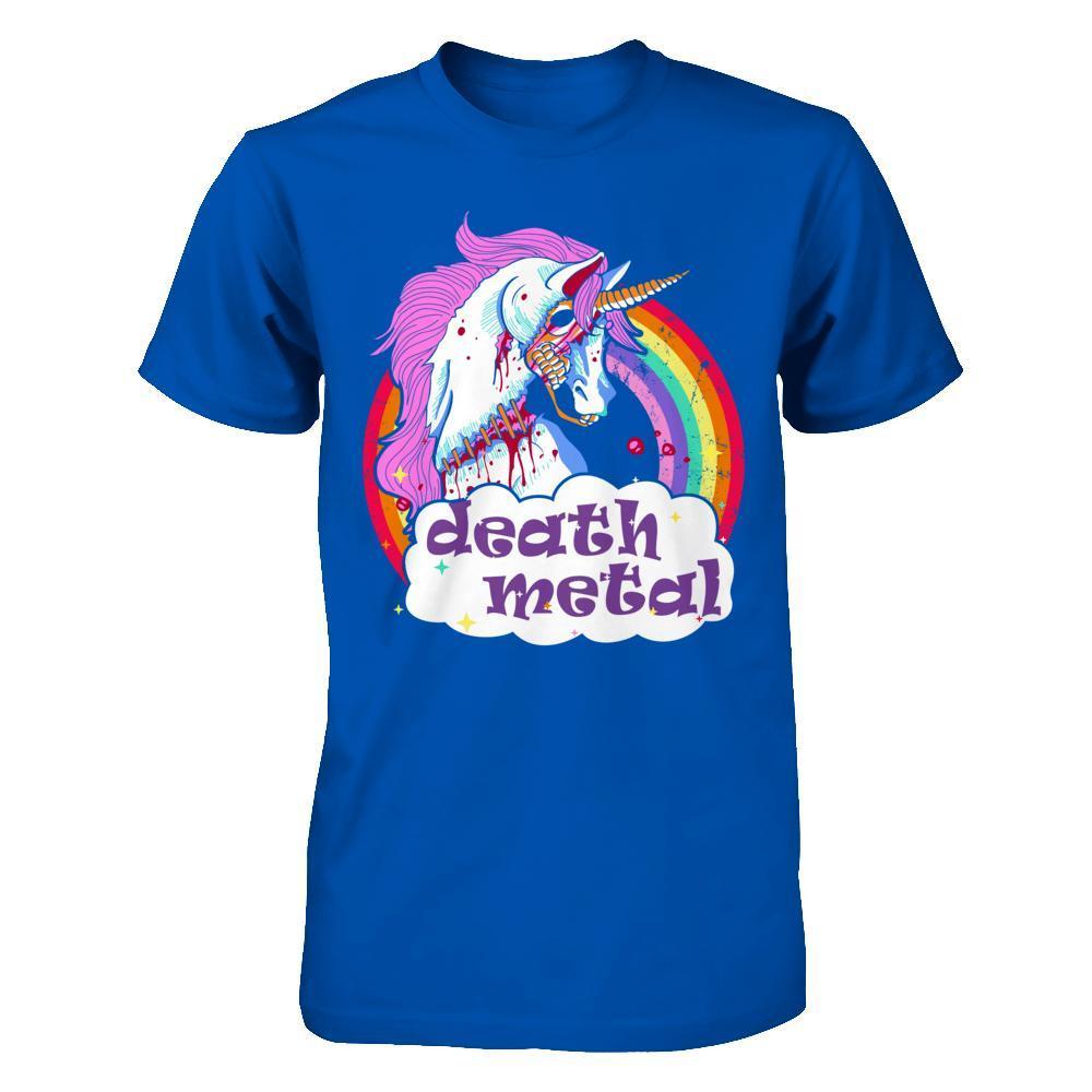 Zombie Unicorn Death Metal-T-Shirt & Hoodie-Premium T-Shirt-Royal
