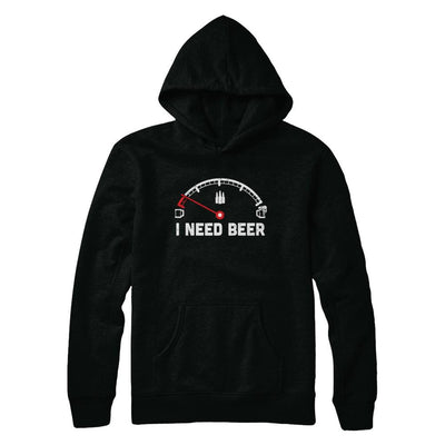 Funny Saying Cars I Need Beer-T-Shirt & Hoodie-Pullover Hoodie-Black