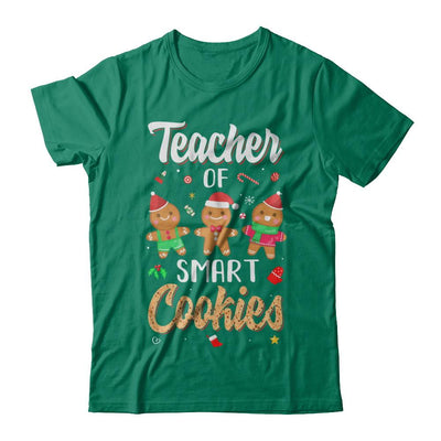 Cute Teacher Of Smart Cookies Merry Xmas Christmas-T-Shirt & Sweatshirt-Classic T-Shirt-Kelly Green
