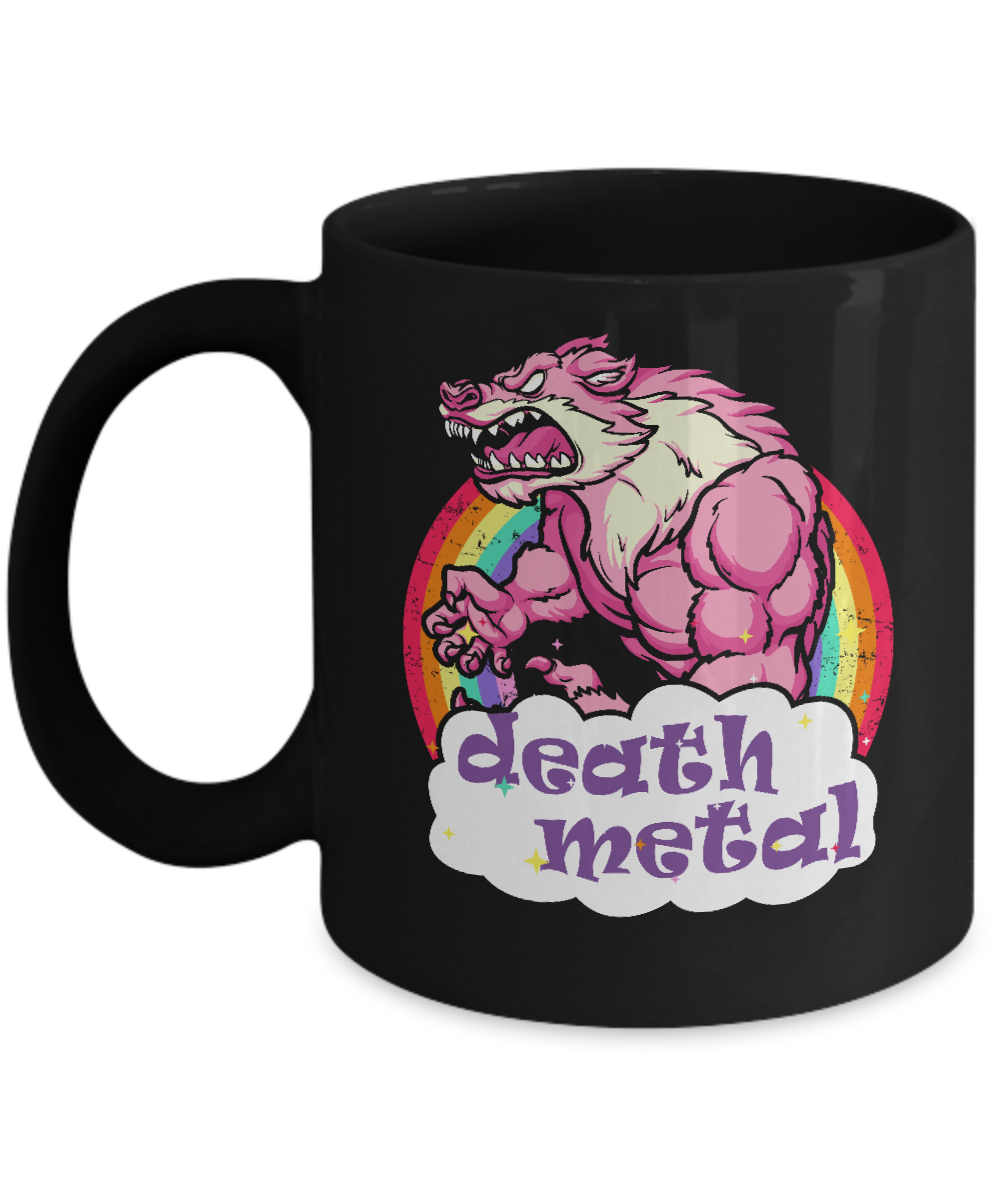Bear Werewolf Death Metal Mug-Coffee Mug-11oz Mug-Black