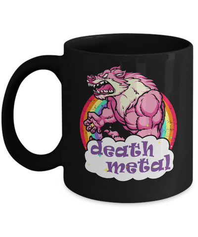 Bear Werewolf Death Metal Mug-Coffee Mug-11oz Mug-Black