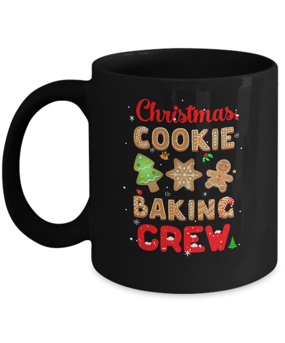 Christmas Baking Team Cookie Crew Bakers Gift Mug-Coffee Mug-11oz Mug-Black