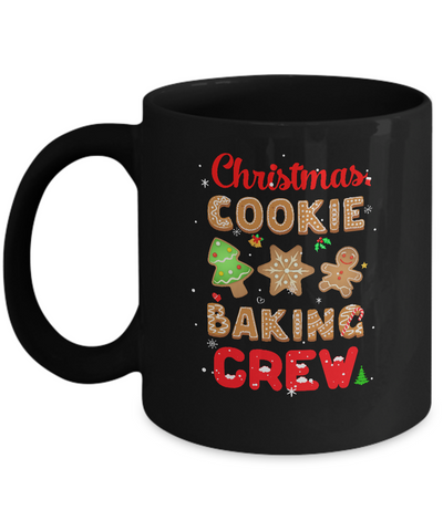 Christmas Baking Team Cookie Crew Bakers Gift Mug-Coffee Mug-11oz Mug-Black