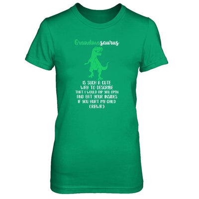 Grandmasaurus Saurus Is Such A Cute Way To Describe Grandma Gift-T-Shirt & Tank Top-Women's T-Shirt-Irish Green