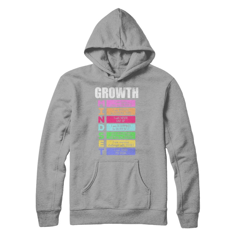 Growth Mindset-T-Shirt & Hoodie-Pullover Hoodie-Light Steel
