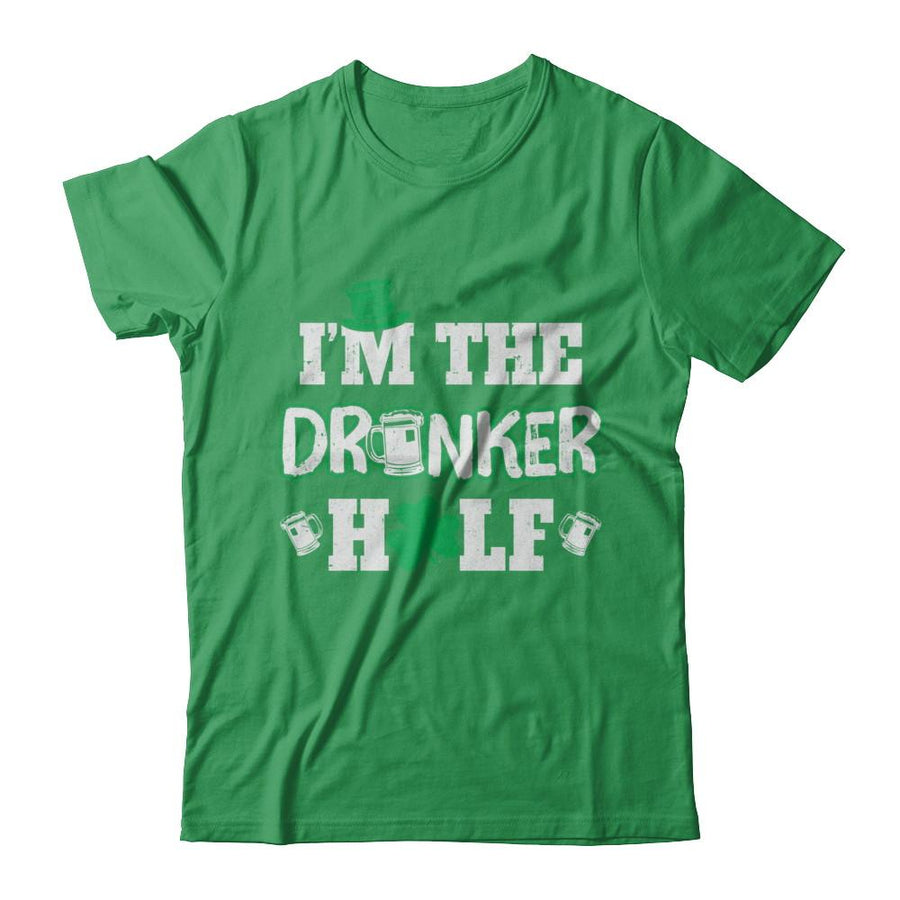 I'm The Drunker Half Funny St Patrick's Day Pub Gift-T-Shirt & Hoodie-Premium T-Shirt-Kelly Green