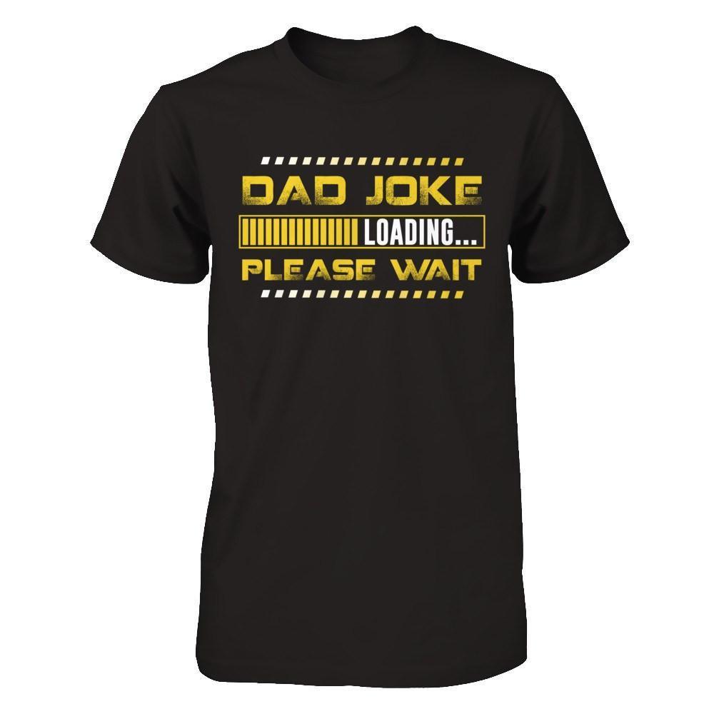 Dad Joke Loading-T-Shirt & Hoodie-Classic T-Shirt-Black