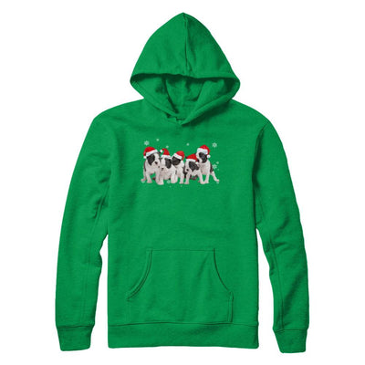 Funny Pit bull Puppies Christmas Dog Gift-T-Shirt & Hoodie-Pullover Hoodie-Irish Green