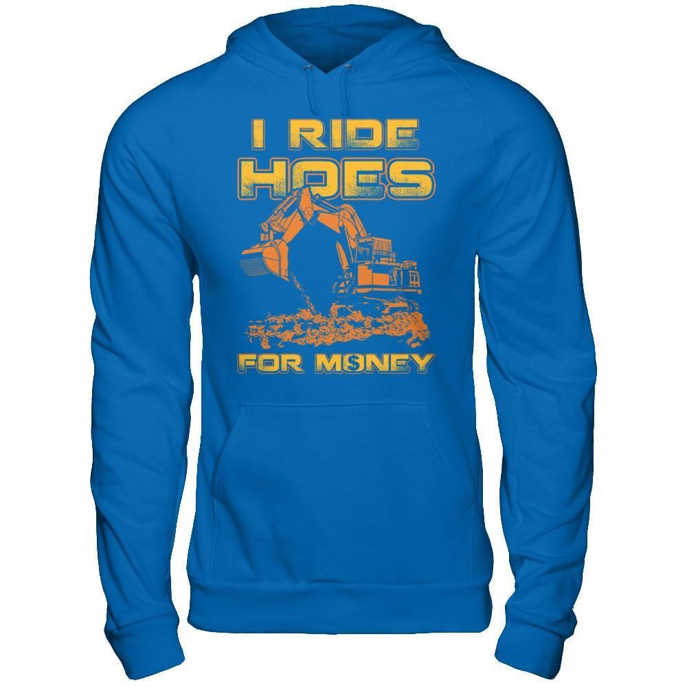 I Ride Hoes For Money-T-Shirt & Hoodie-Pullover Hoodie-Royal