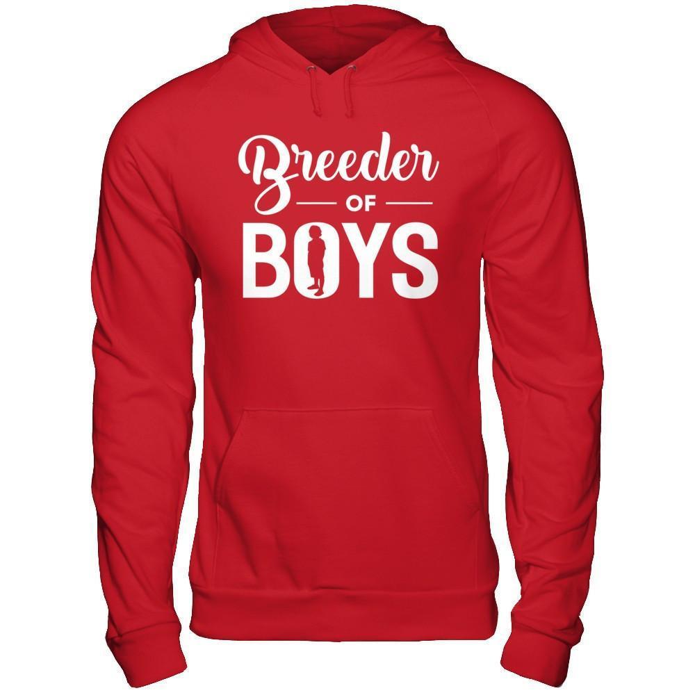 Breeder Of Boys-T-Shirt & Hoodie-Pullover Hoodie-Red