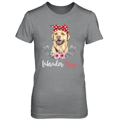 Labrador Mom Gift For Women Dog Lover-T-Shirt & Hoodie-Women's T-Shirt-Sport Grey