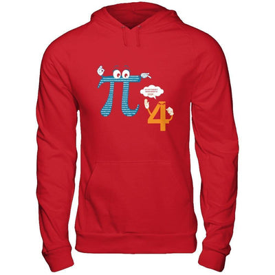 Happy Pi Day 2017 He Doesn't Know When To Stop-T-Shirt & Hoodie-Pullover Hoodie-Red