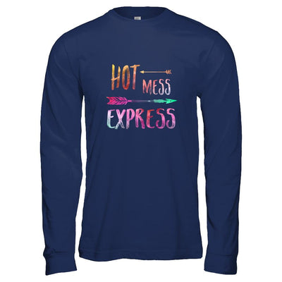 Hot Mess Express-T-Shirt & Tank Top-Long Sleeve T-Shirt-Navy