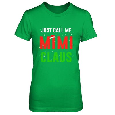 Santa Mimi Claus Matching Family Christmas Pajamas-T-Shirt & Sweatshirt-Women's T-Shirt-Irish Green