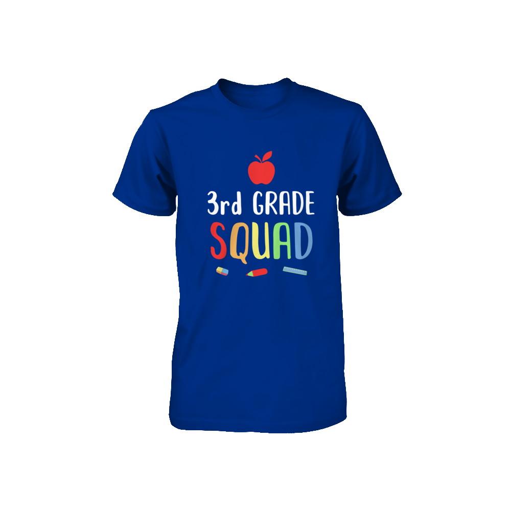 3rd Grade Squad Back To School Teacher Third Grade Youth-Youth Shirt-