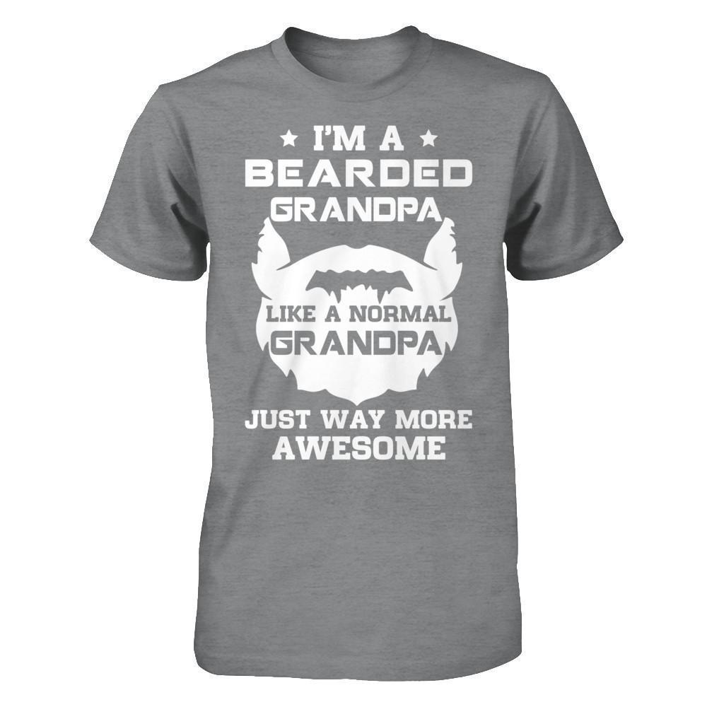 I'm A Bearded Grandpa Like A Normal Grandpa-T-Shirt & Hoodie-Classic T-Shirt-Sport Grey