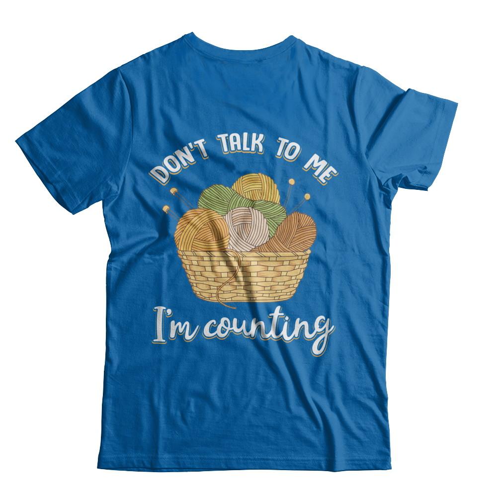 Funny Don't Talk To Me I Have No Self Control Don't Disturb-T-Shirt & Hoodie-Classic T-Shirt-Royal