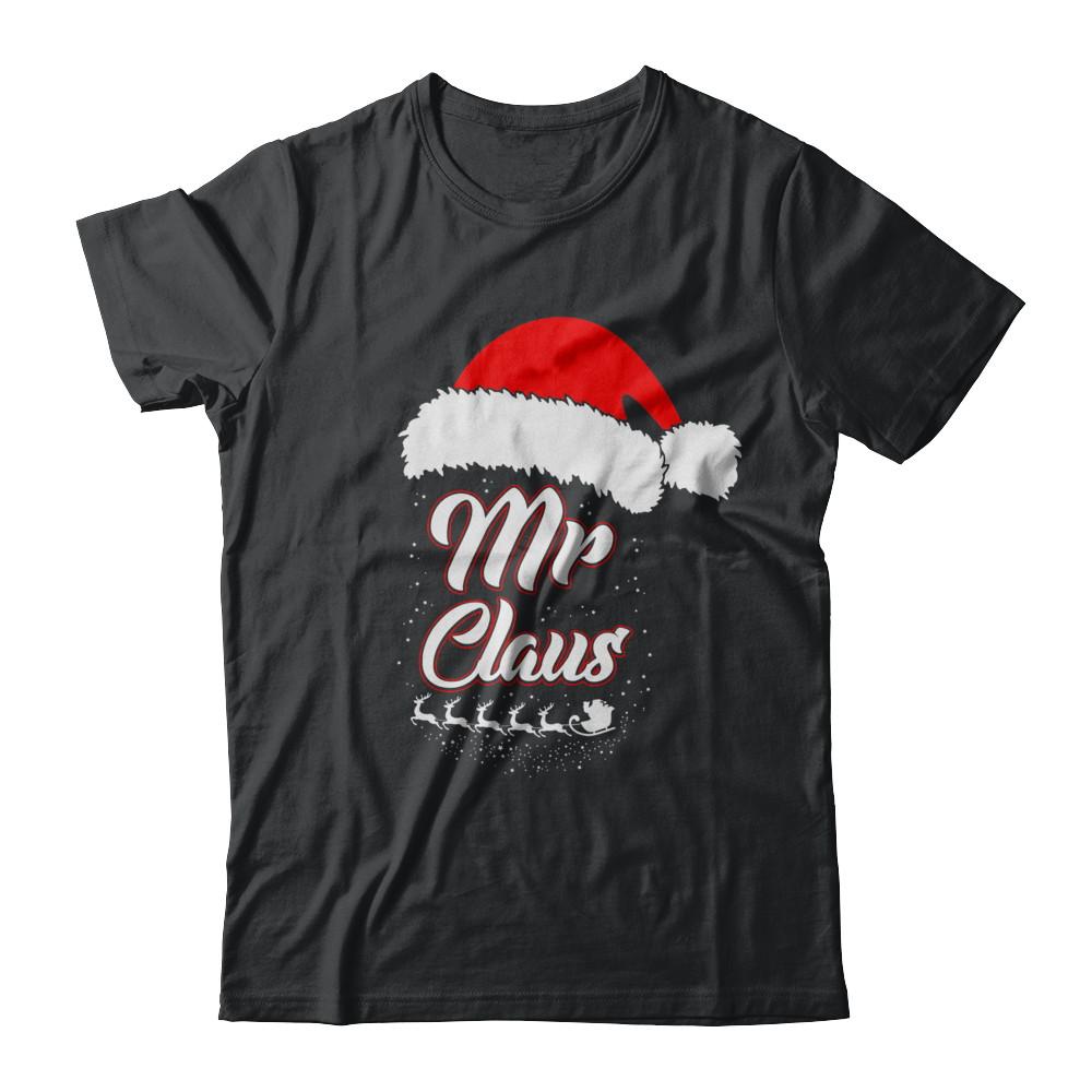 Mr. Claus Santa Matching Family Christmas Gift-T-Shirt & Sweatshirt-Classic T-Shirt-Black