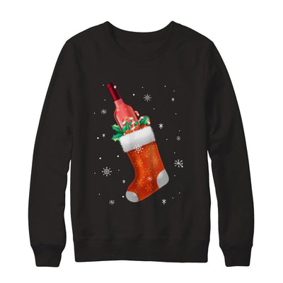 Best Gift Christmas For Winer Drinking Wine Lover-T-Shirt & Sweatshirt-Crewneck Sweatshirt-Black