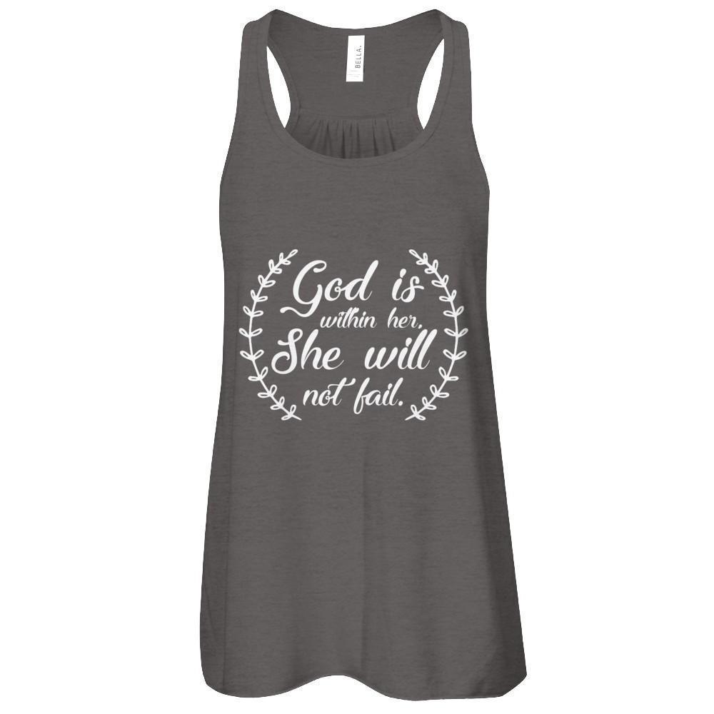 God Is Within Her She Will Not Fail-T-Shirt & Tank Top-