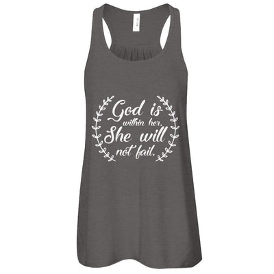 God Is Within Her She Will Not Fail-T-Shirt & Tank Top-