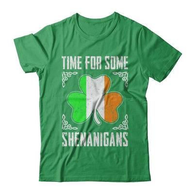 Time For Some Shenanigans St Patricks Day-T-Shirt & Hoodie-Premium T-Shirt-Kelly Green