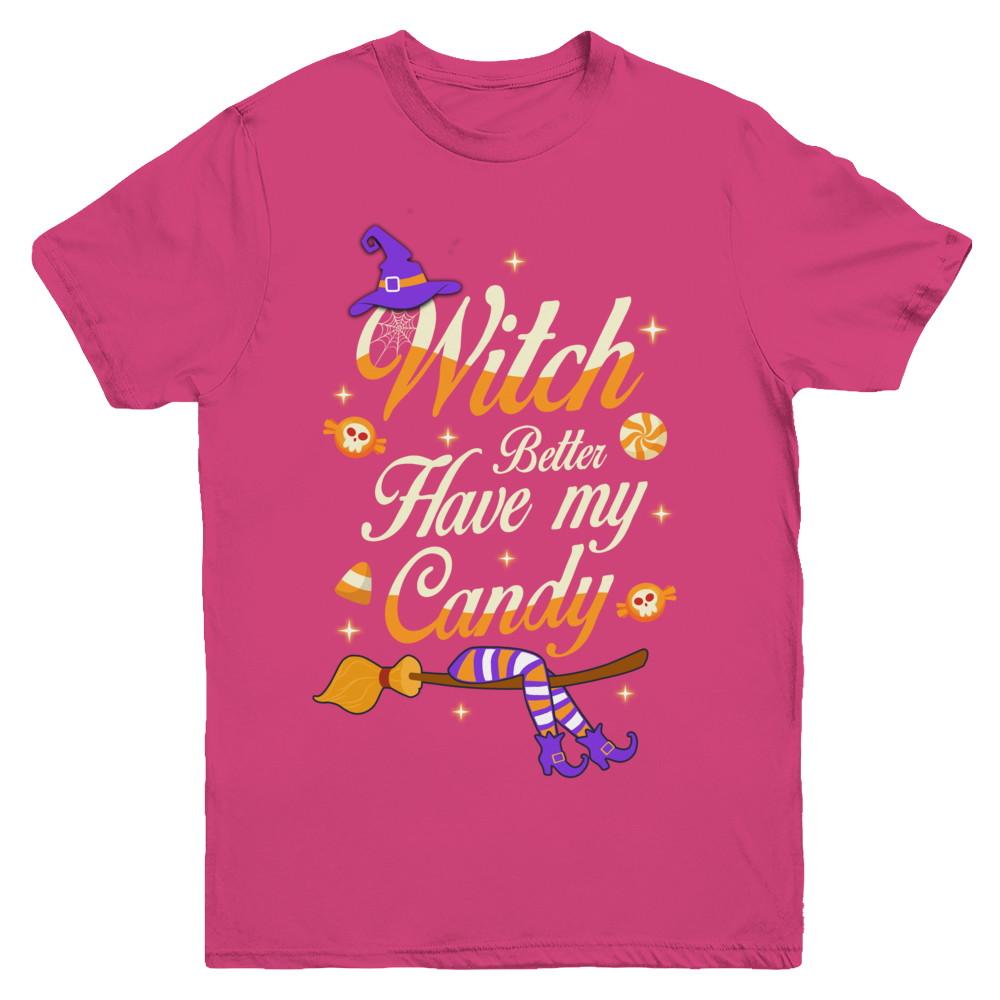 Costume Halloween Witch Better Have My Candy Youth-Youth Shirt-Youth T-Shirt-Heliconia
