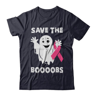 Halloween Save The Boobs Breast Cancer Awareness-T-Shirt & Hoodie-Premium T-Shirt-Midnight Navy